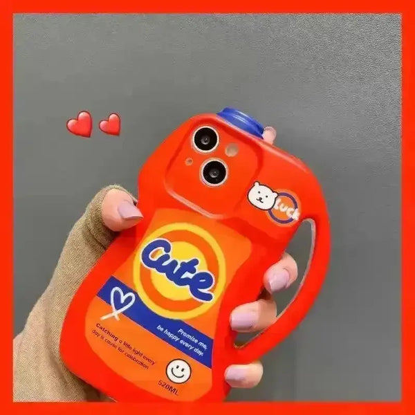 Detergent Bottle Phone Case (For iPhones) - Bear Hugs
