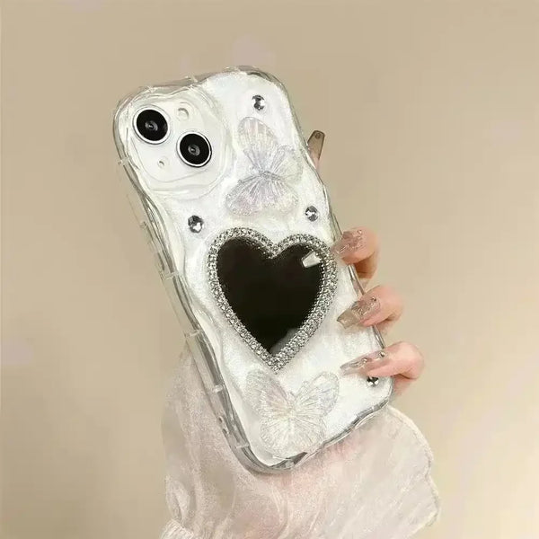 Diamond Bling Glitter Butterfly 3D Case (For iPhones) - Bear Hugs