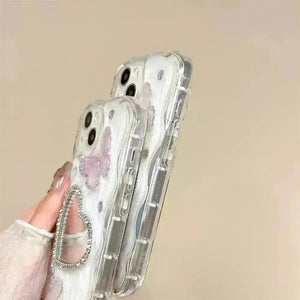 Diamond Bling Glitter Butterfly 3D Case (For iPhones) - Bear Hugs