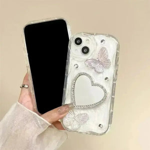 Diamond Bling Glitter Butterfly 3D Case (For iPhones) - Bear Hugs