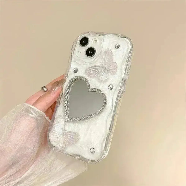 Diamond Bling Glitter Butterfly 3D Case (For iPhones) - Bear Hugs