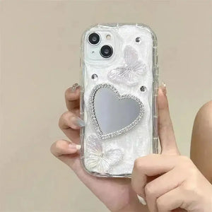 Diamond Bling Glitter Butterfly 3D Case (For iPhones) - Bear Hugs