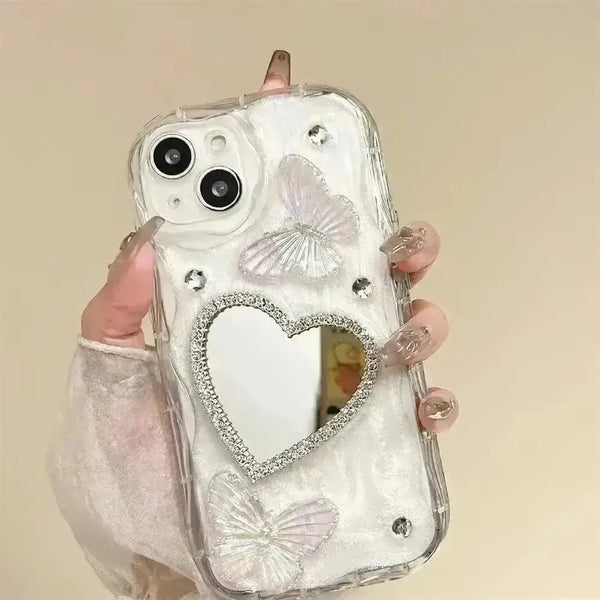 Diamond Bling Glitter Butterfly 3D Case (For iPhones) - Bear Hugs