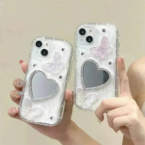 Diamond Bling Glitter Butterfly 3D Case (For iPhones) - Bear Hugs