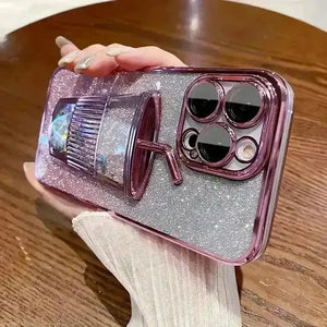 Diamond Glass Glitter Case (For iPhones) - Bear Hugs