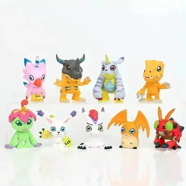 Digimon Adventure Action Figure Set (9 pcs) - Bear Hugs