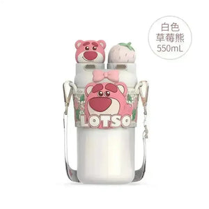 Disney 2 in 1 Lotso Bear Insulated Bottle (550 ml) - Bear Hugs