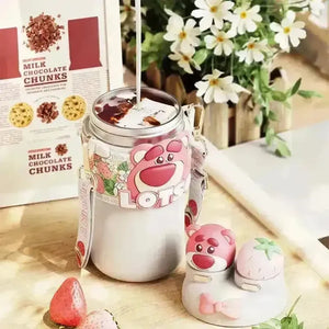 Disney 2 in 1 Lotso Bear Insulated Bottle (550 ml) - Bear Hugs