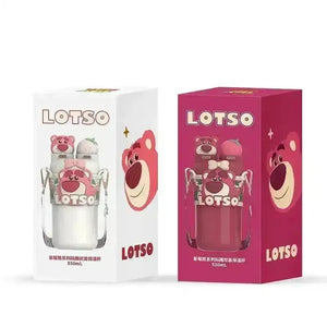 Disney 2 in 1 Lotso Bear Insulated Bottle (550 ml) - Bear Hugs