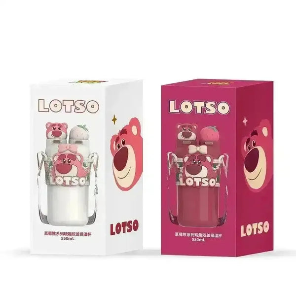 Disney 2 in 1 Lotso Bear Insulated Bottle (550 ml) - Bear Hugs