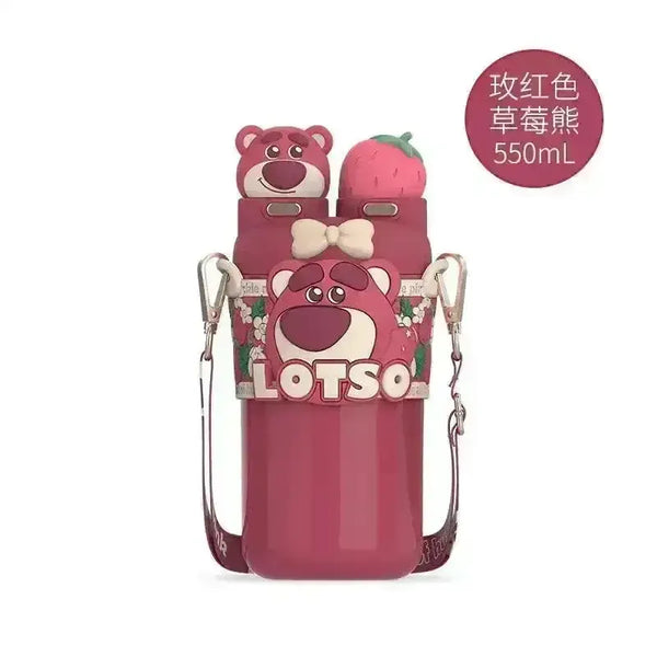 Disney 2 in 1 Lotso Bear Insulated Bottle (550 ml) - Bear Hugs