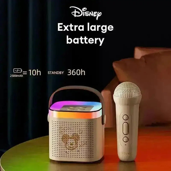 Disney A1S Portable Mic Bluetooth Karaoke System and Speaker - Bear Hugs