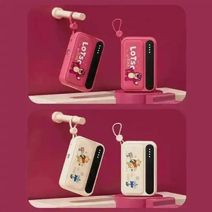 Disney Fast-Charging Power Bank With Built-in Data Cable - Bear Hugs