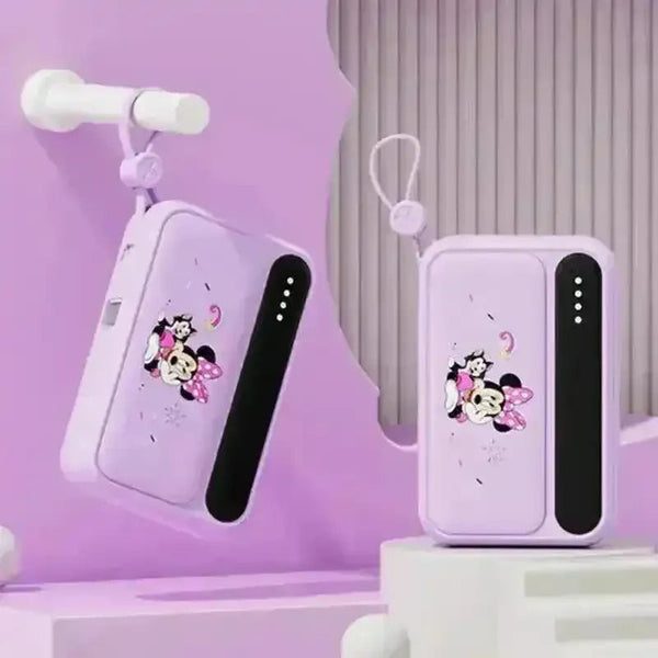 Disney Fast-Charging Power Bank With Built-in Data Cable - Bear Hugs