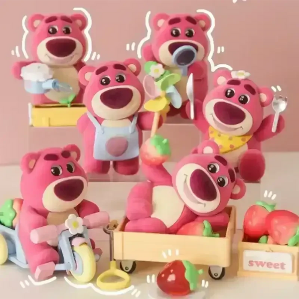 Disney Kawaii Lotso Strawberry Orchard Series Blind Box - Bear Hugs