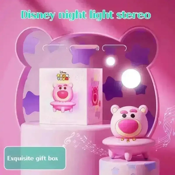 Disney LX-902 Pine Series UFO Bluetooth Speaker with Night Light - Bear Hugs