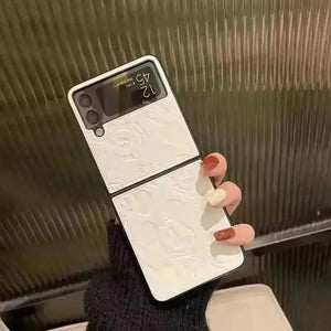 Disney Mickey Leather Finish Case (For Samsung Fold & Flip) - Bear Hugs
