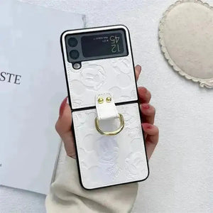 Disney Mickey Leather Finish Case (For Samsung Fold & Flip) - Bear Hugs
