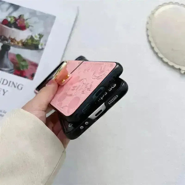 Disney Mickey Leather Finish Case (For Samsung Fold & Flip) - Bear Hugs