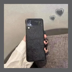 Disney Mickey Leather Finish Case (For Samsung Fold & Flip) - Bear Hugs