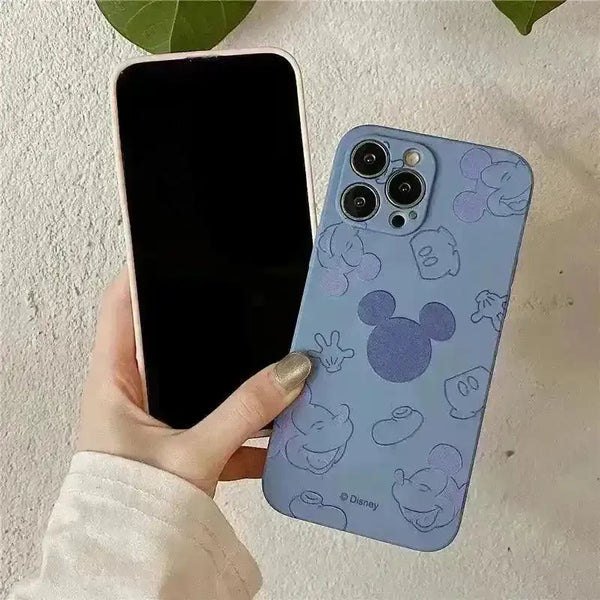 Disney Mickey Minnie Silicon Pastel Phone Case (For iPhones) - Bear Hugs