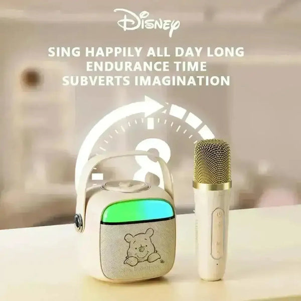 Disney QS-S3 Bluetooth Karaoke System and Speaker - Bear Hugs