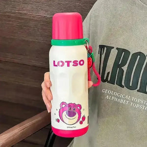 Disney Ridged Premium Thermos Bottle (600 ml) - Bear Hugs