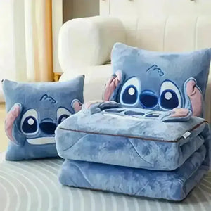 Disney Stitch 2 in 1 Pillow and Blanket Set - Bear Hugs