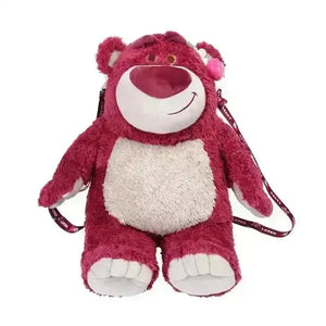Disney Stitch and Lotso Stuffed Backpack - Bear Hugs