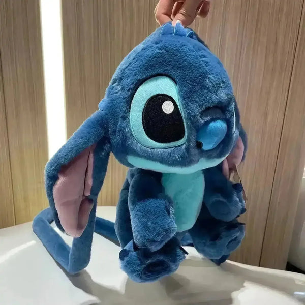 Disney Stitch and Lotso Stuffed Backpack - Bear Hugs