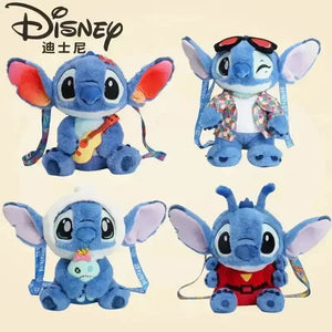Disney Stitch and Lotso Stuffed Backpack - Bear Hugs