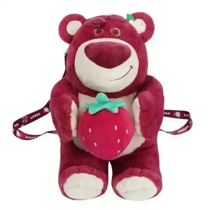 Disney Stitch and Lotso Stuffed Backpack - Bear Hugs