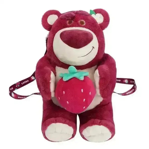 Disney Stitch and Lotso Stuffed Backpack - Bear Hugs