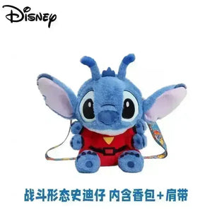 Disney Stitch and Lotso Stuffed Backpack - Bear Hugs
