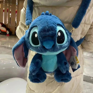 Disney Stitch and Lotso Stuffed Backpack - Bear Hugs