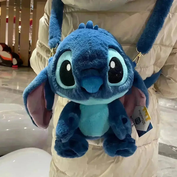 Disney Stitch and Lotso Stuffed Backpack - Bear Hugs