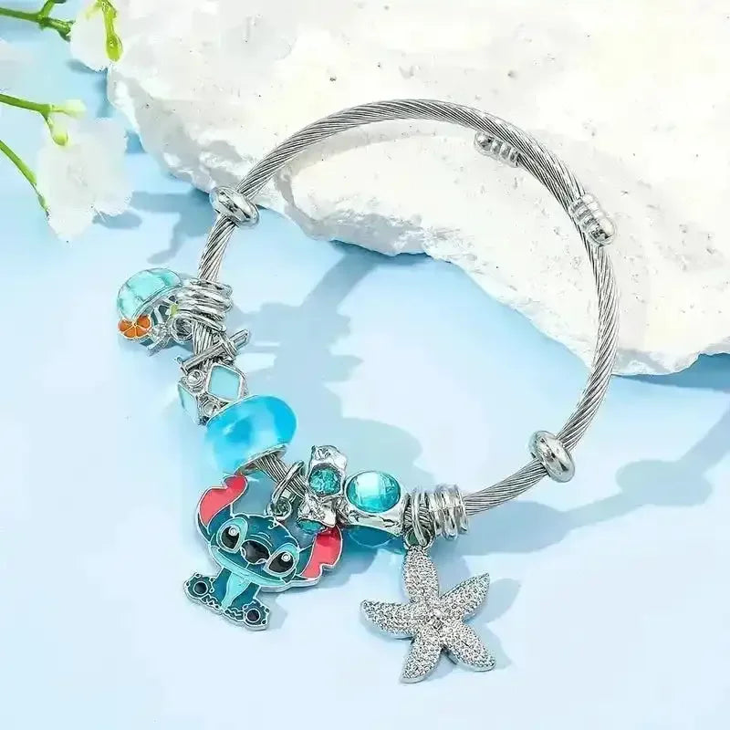 Disney Stitch Charm Bracelet - Bear Hugs