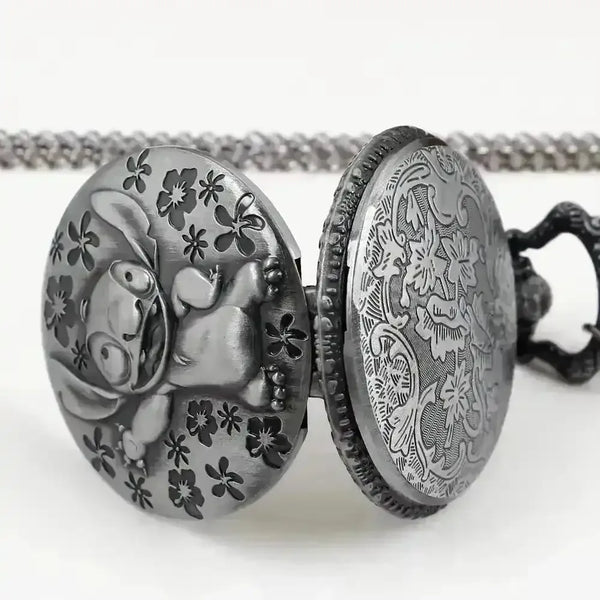 Disney Stitch Pocket Watch - Bear Hugs