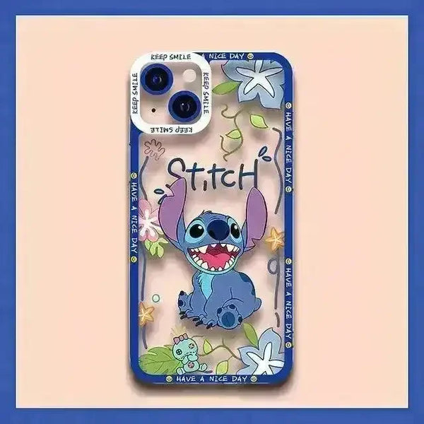 Disney Stitch Shockproof Soft Case (For iPhones) - Bear Hugs