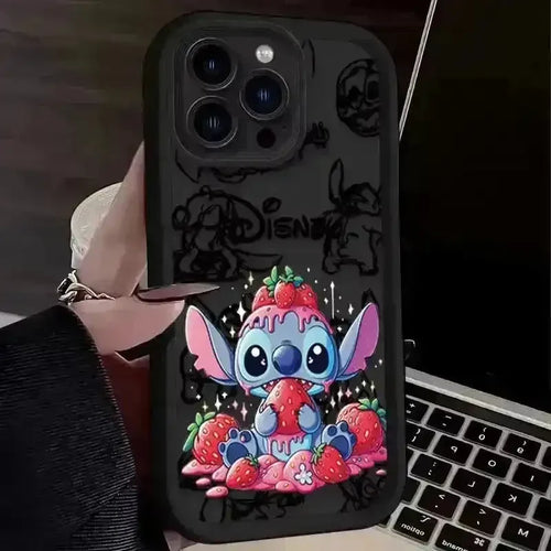 Disney Stitch Strawberry Case (For iPhones) - Bear Hugs
