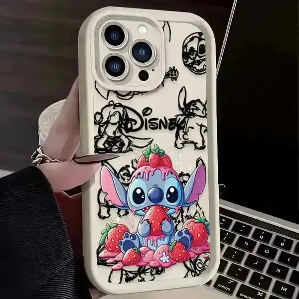 Disney Stitch Strawberry Case (For iPhones) - Bear Hugs