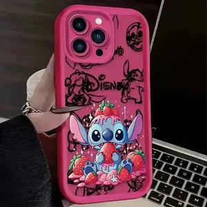 Disney Stitch Strawberry Case (For iPhones) - Bear Hugs