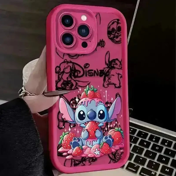Disney Stitch Strawberry Case (For iPhones) - Bear Hugs
