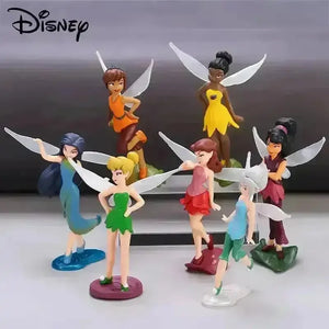 Disney Tinkerbell Flower Fairies Action Figure Set (7 pcs) - Bear Hugs