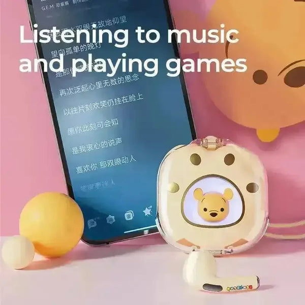 Disney Tsum Tsum E66 Bluetooth Wireless Earphones - Bear Hugs