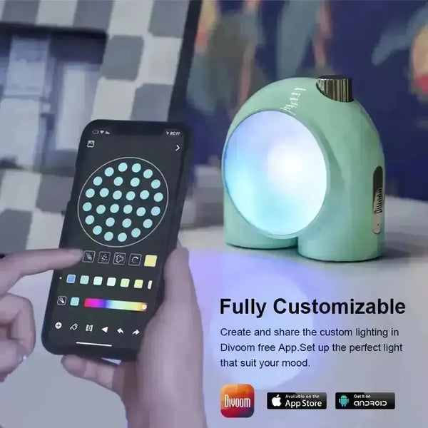 Divoom Planet-9 Programmable Night Light - Bear Hugs