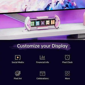 Divoom Times Gate Digital Clock and Tracker - Bear Hugs