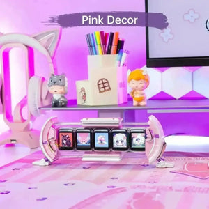 Divoom Times Gate Digital Clock and Tracker - Bear Hugs