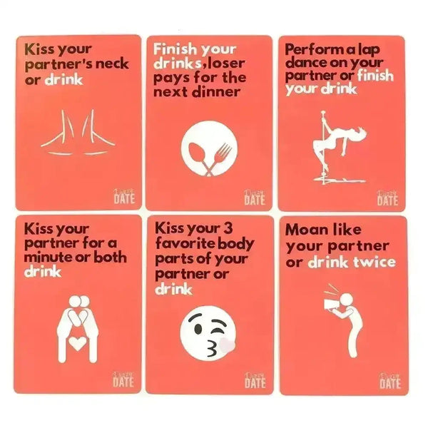 Dizzy Date Couple Card Game - Bear Hugs