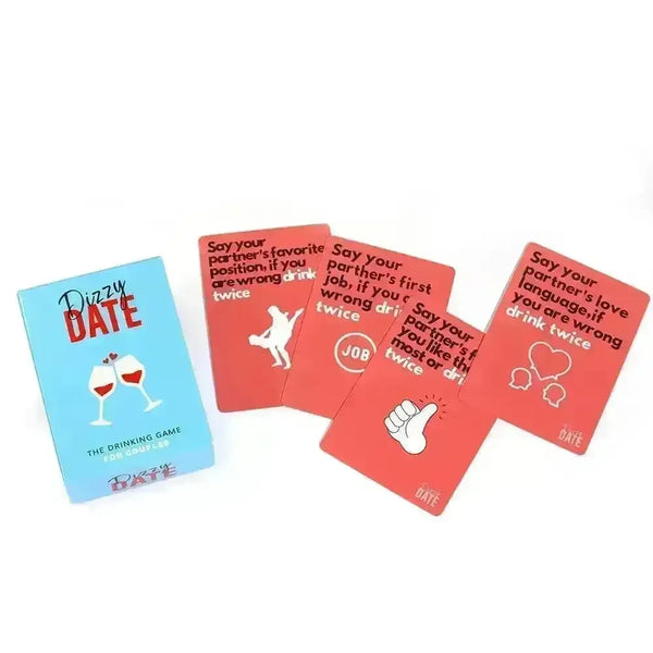 Dizzy Date Couple Card Game - Bear Hugs